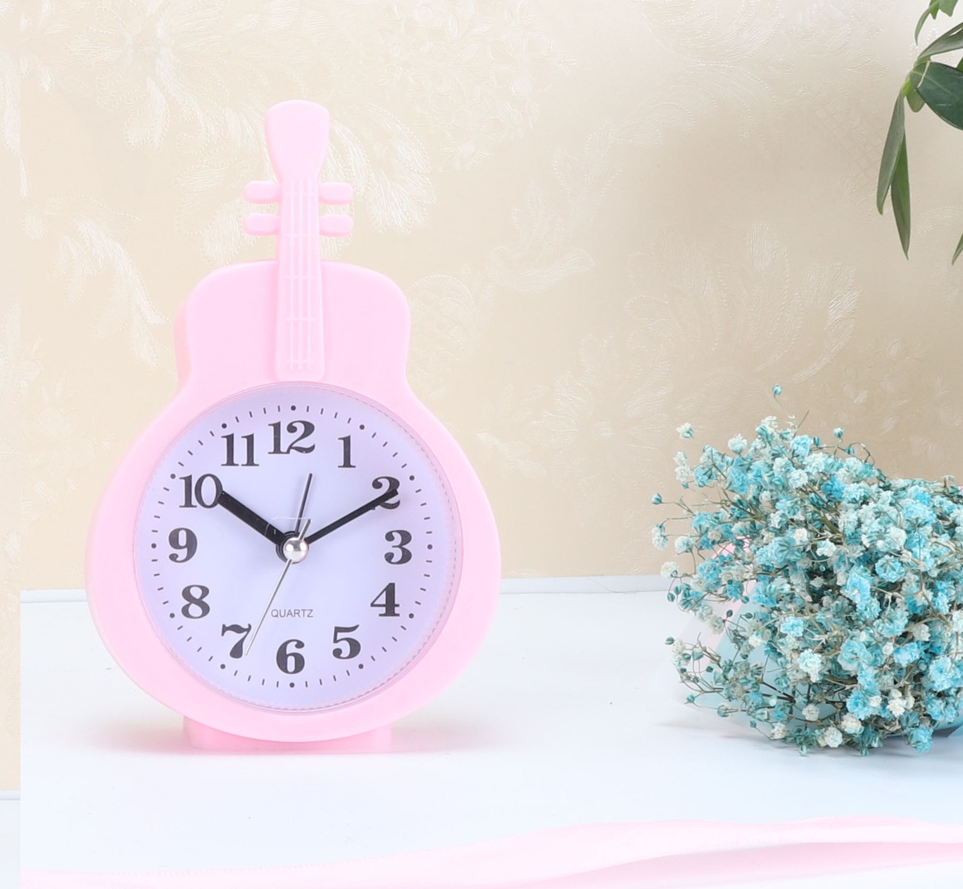 Đồng desktop clock shape vase water, guitar, Bicycle (nhiều màu)-[alarm clock, clock students, desktop clock cute, đồng watches, clock timer Dong Ho covered Thuc]