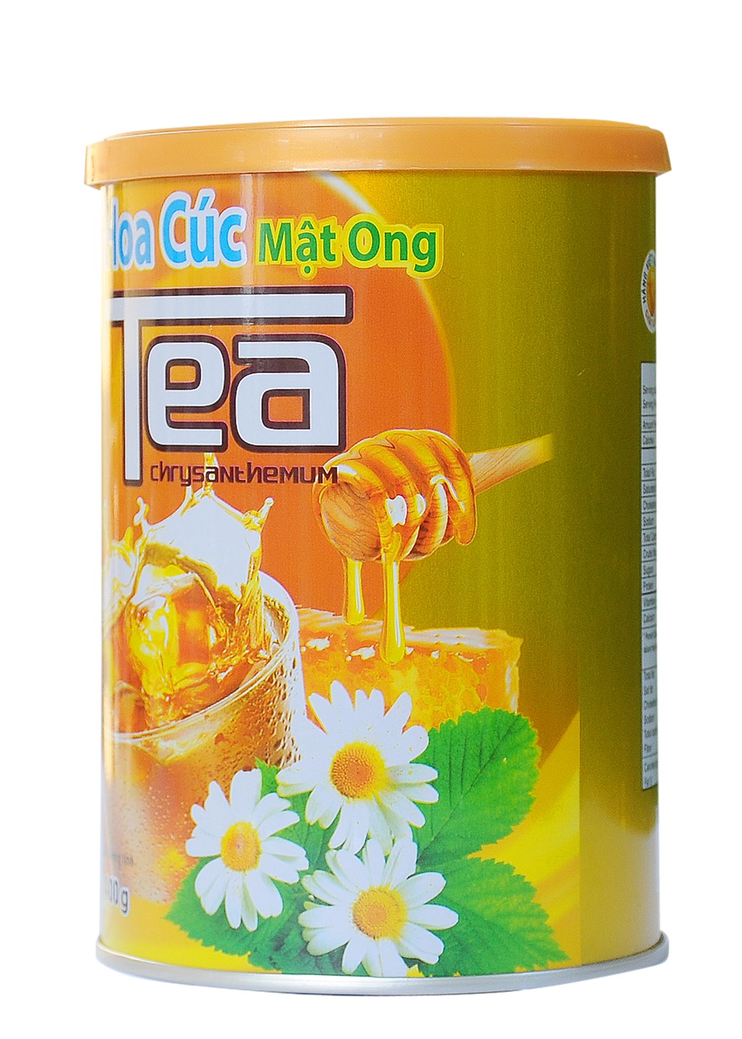 Trà hoa cúc mật ong hòa tan Thanh Bình lon 400g