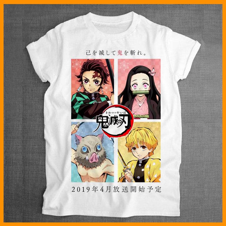 [HCM]ÁO THUN ANIME KIMETSU NOYAIBA  NAM NỮ
