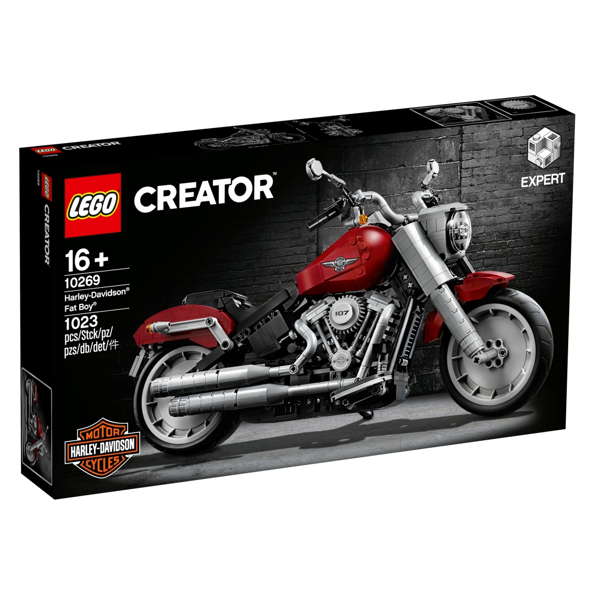 10269 LEGO Creator Expert Harley-Davidson Fat Boy - Đồ chơi xếp hình xe moto Harley Davidson