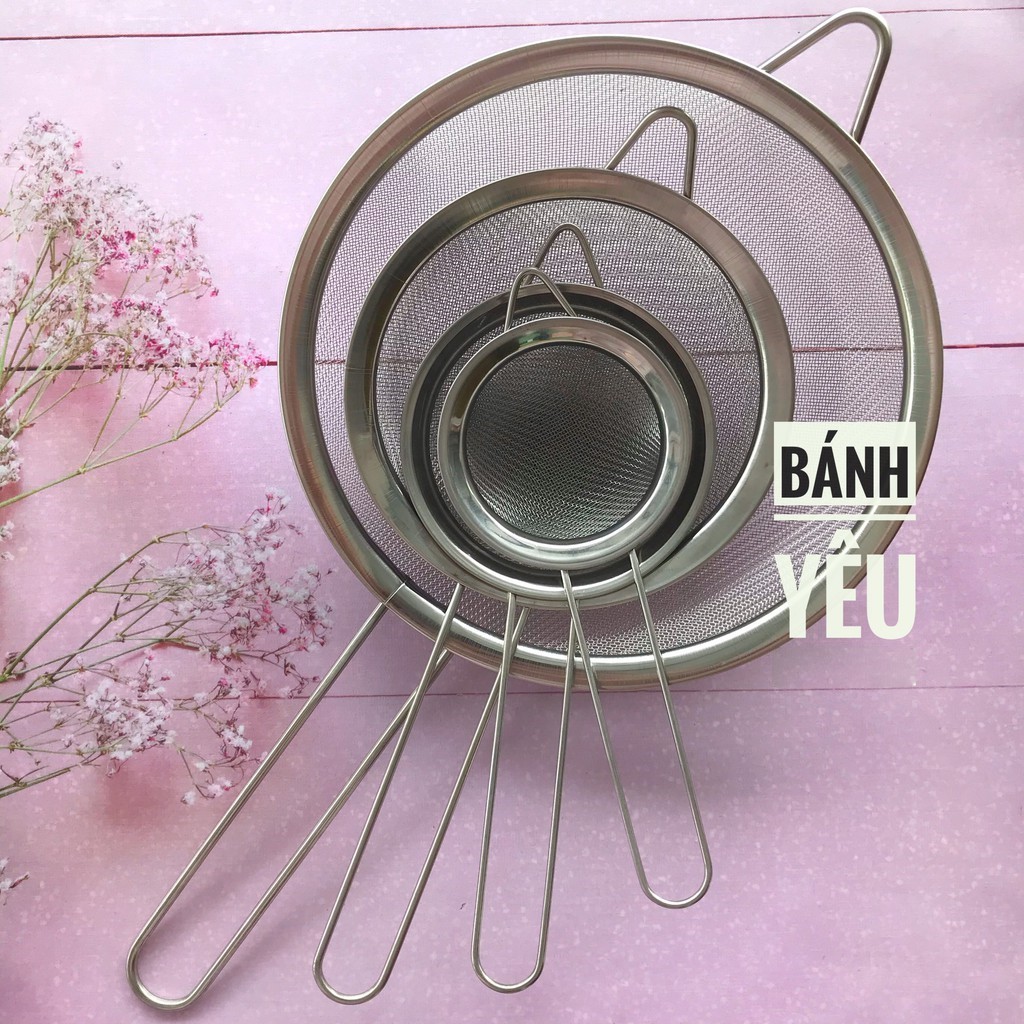 Ray lọc siêu mịn Inox - Nhiều kích thước