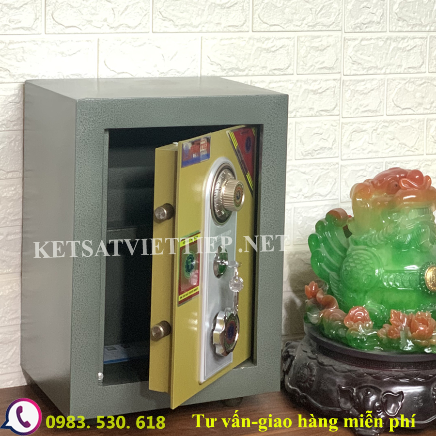 [CHINH HANG]Két sắt Việt Tiệp VT25- két mini-38kg