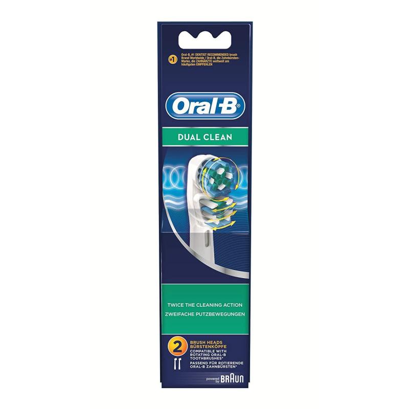 Hộp 2 Đầu Bàn Chải Oral-B Dual Clean - Made In Germany nhập khẩu
