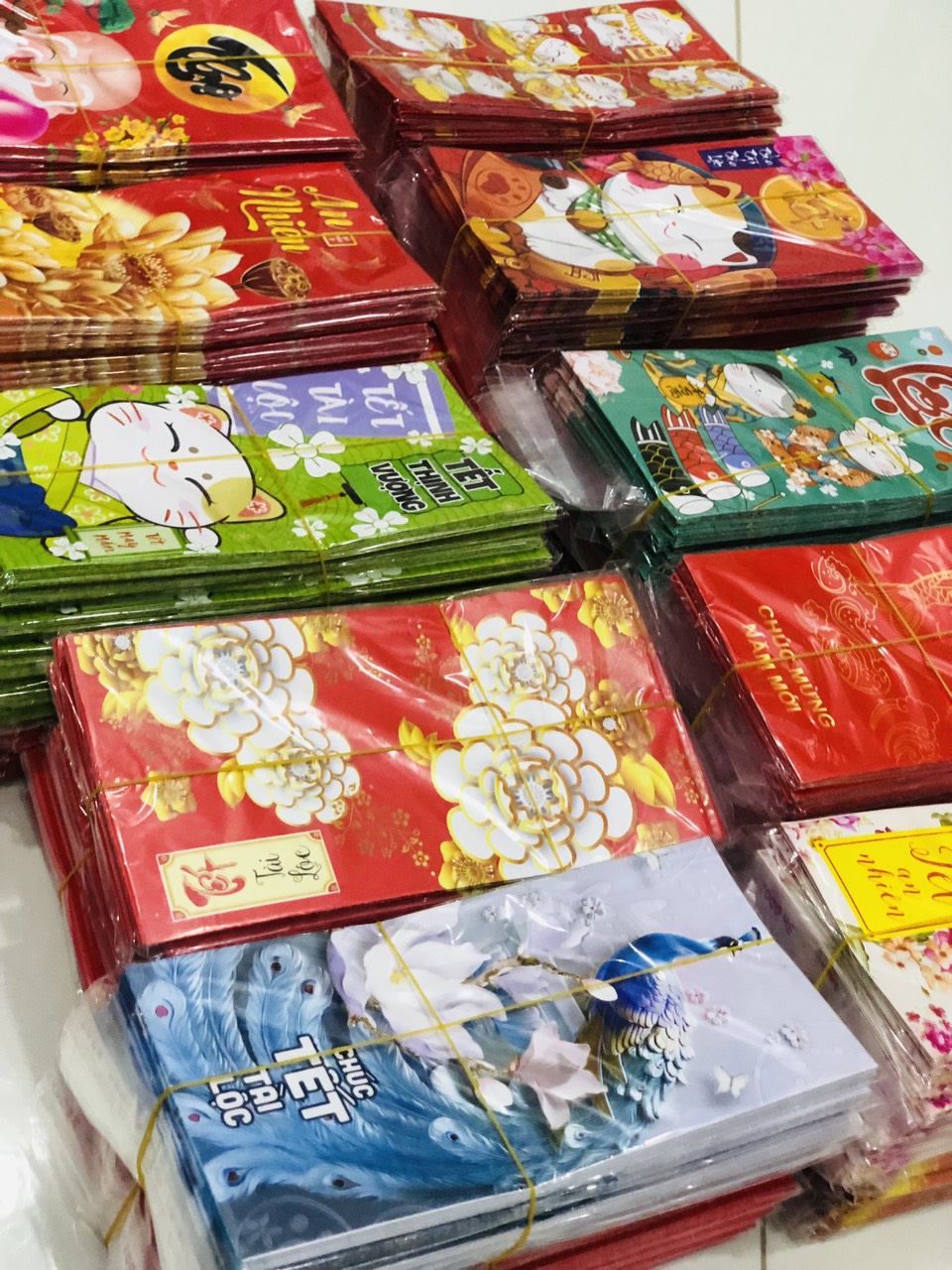 Combo 20 phong bao lì xì 2023 năm mới tết quý mão