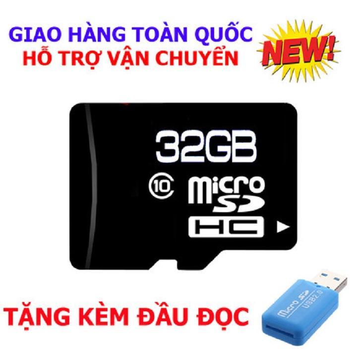 [Siêu HOT] THẺ NHỚ 32GB - TẶNG ĐẦU ĐỌC THẺ - FULLBOX