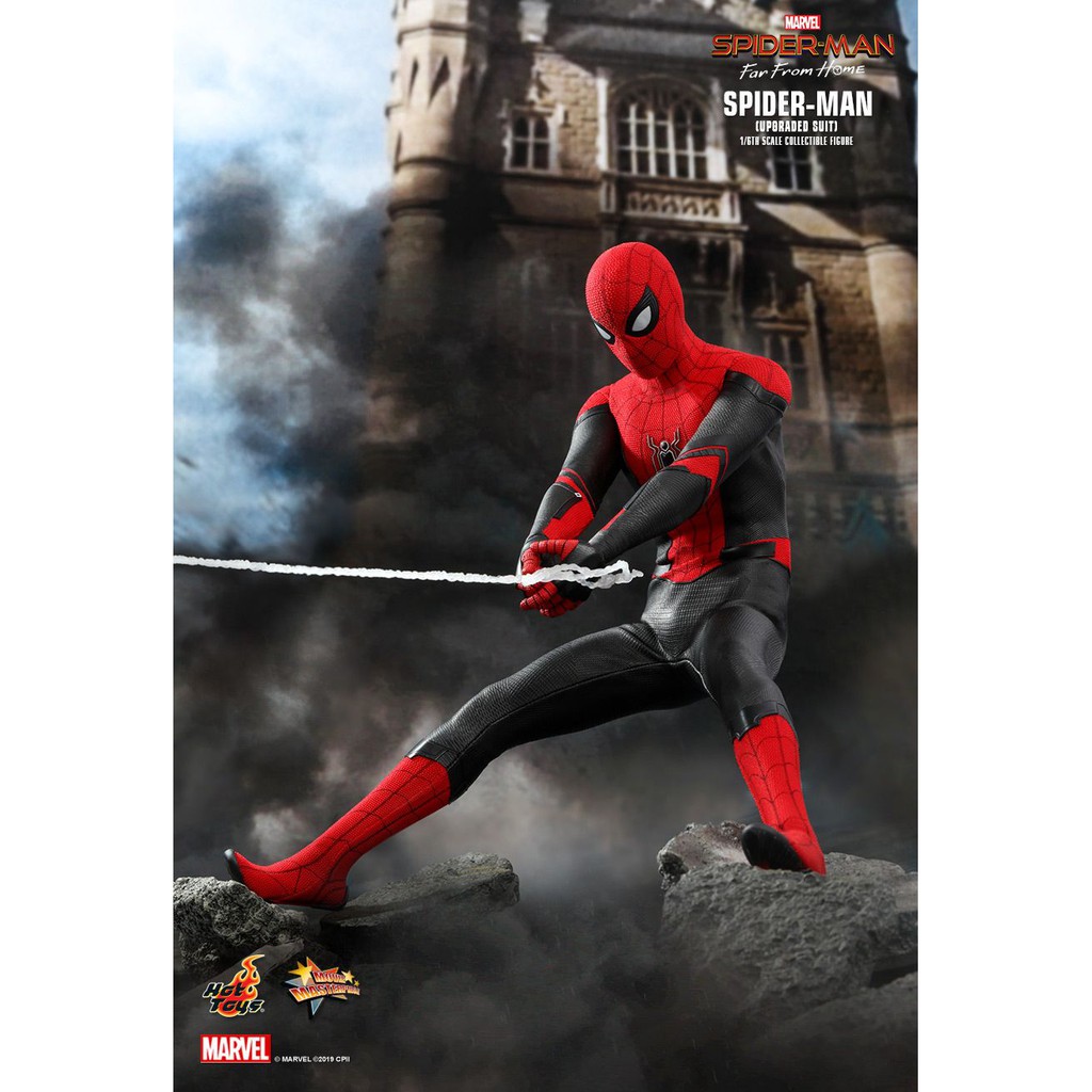 [HCM][Order báo giá] Mô hình chính hãng Hottoys MMS542: Spiderman (Upgrade suit)