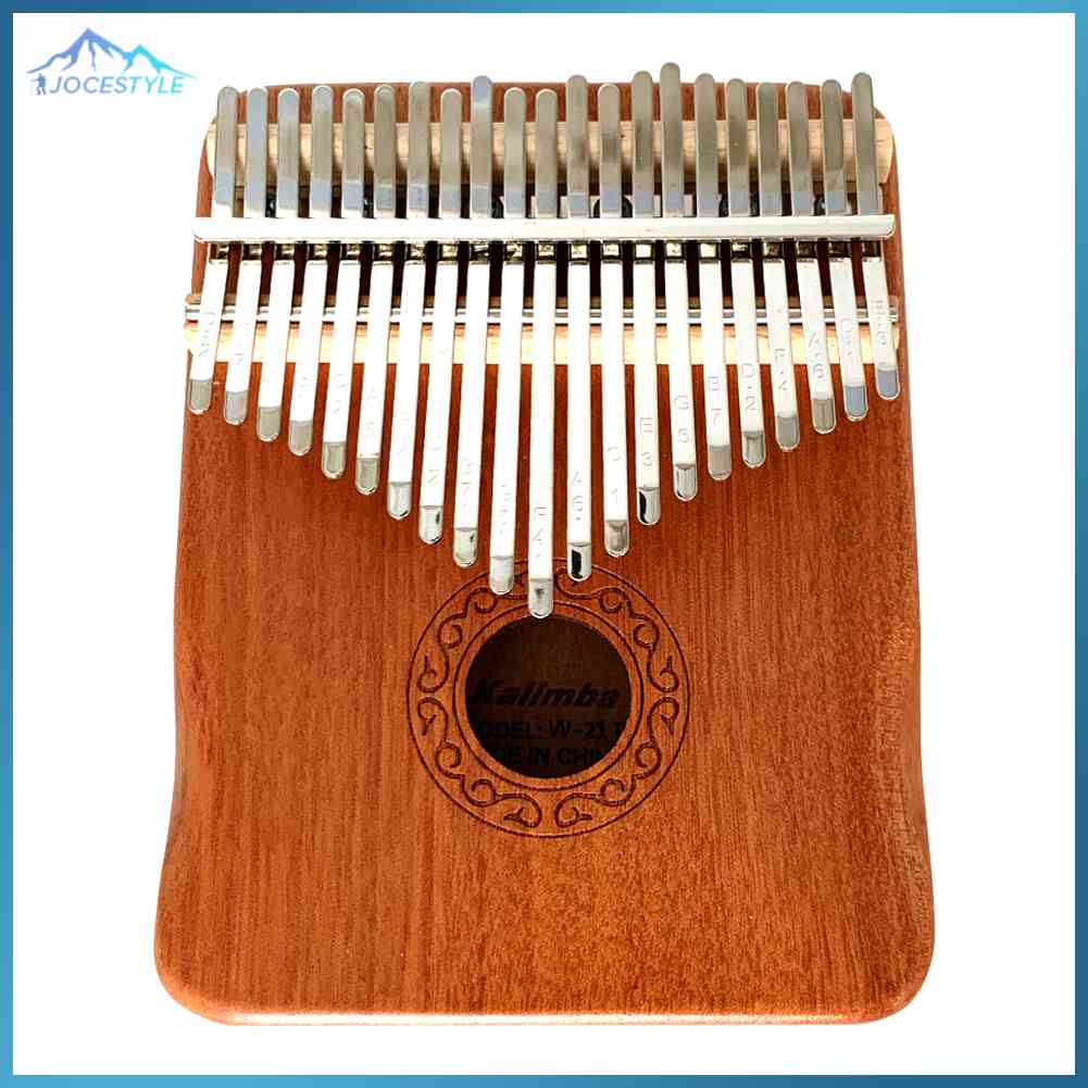Mahogany 21 Key Kalimba Thumb Piano Mbira Musical Instrument for Beginners