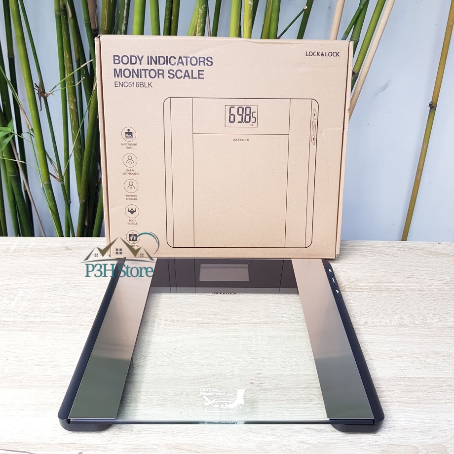 Cân sức khỏe điện tử Lock&Lock ENC516BLK