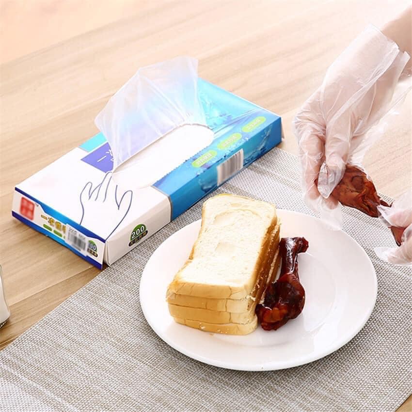 Hộp 200 găng tay nilon đa năng (LOẠI 200 CÁI) - tkvt1