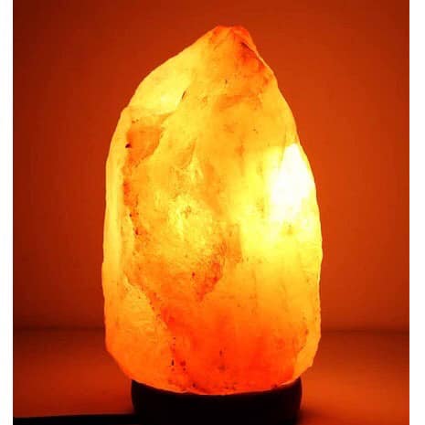 Đèn đá muối himalaya phong thủy - thanh lọc không khí - 6221 dùng để trang trí văn phòng, trang trí nhà của, làm đèn ngủ