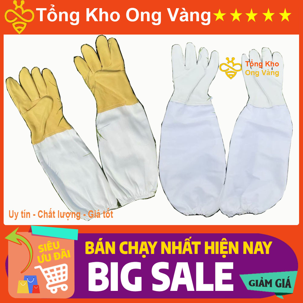 Găng tay thăm bắt Ong.Chống Ong đốt.