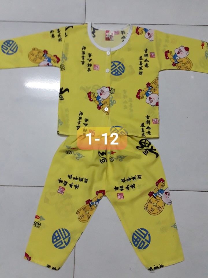 combo 3 bộ đồ tole lanh bé trai dài tay giao không trùng màu ,họa tiết