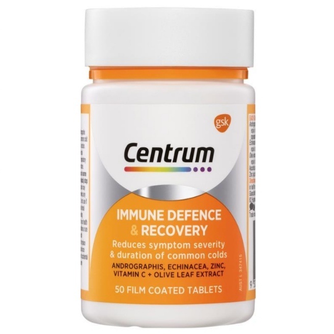 tăng đề kháng Centrum Immune Defence & Recovery 50 tablets