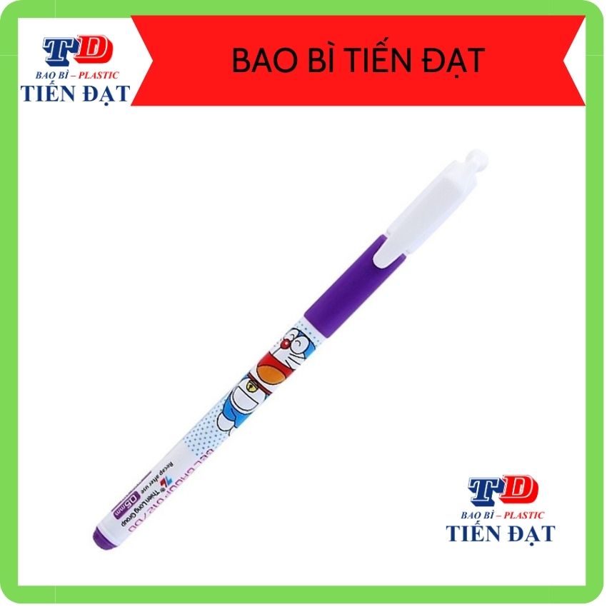 01 cây bút mực nước thiên long doraemon nét 0.5mm màu tím