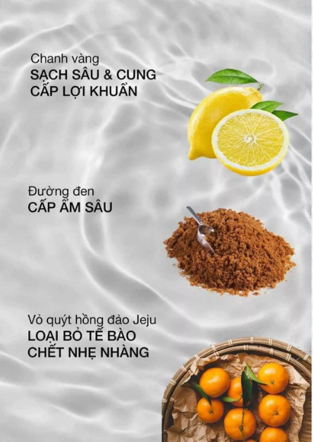 Sữa Rửa Mặt Chanh Đường Đen Lemon Chung Cleanser 200ml