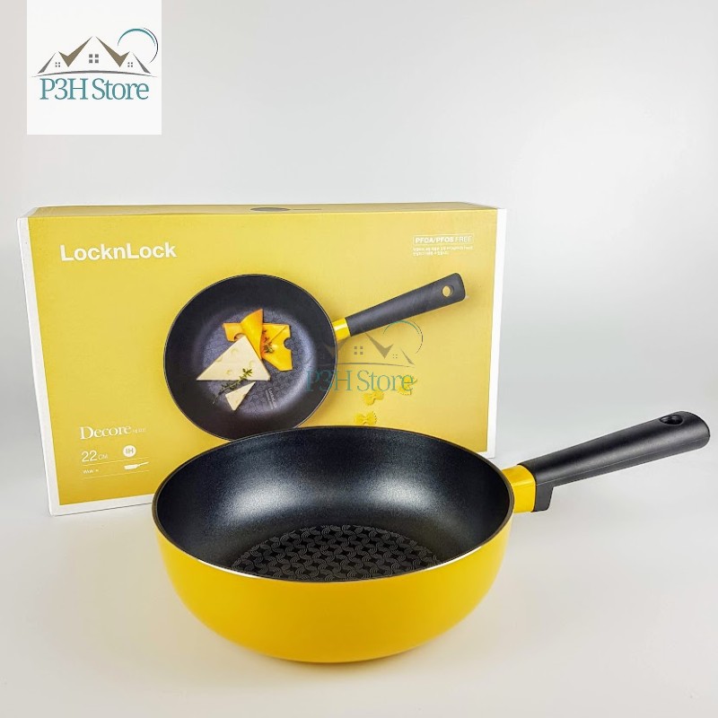 Nồi chảo chống dính Lock&Lock Decore thiết kế tinh tế nhiều màu nhiều size lựa chọn LDE1142 LDE1181 LDE1182 LDE1202 LDE1204 LDE1244 LDE1225