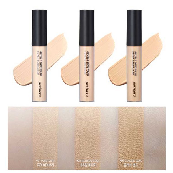 Kem Che Khuyết Điểm Ink peripera Double Longwear