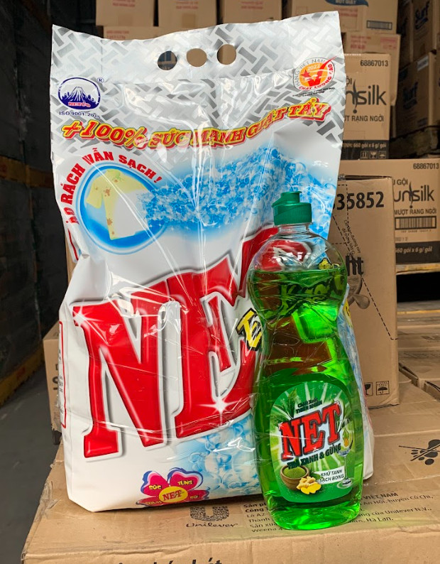 Bột giặt NET Extra hoa thiên nhiên 5.5kg (tặng kèm 1 chai nước rửa chén)