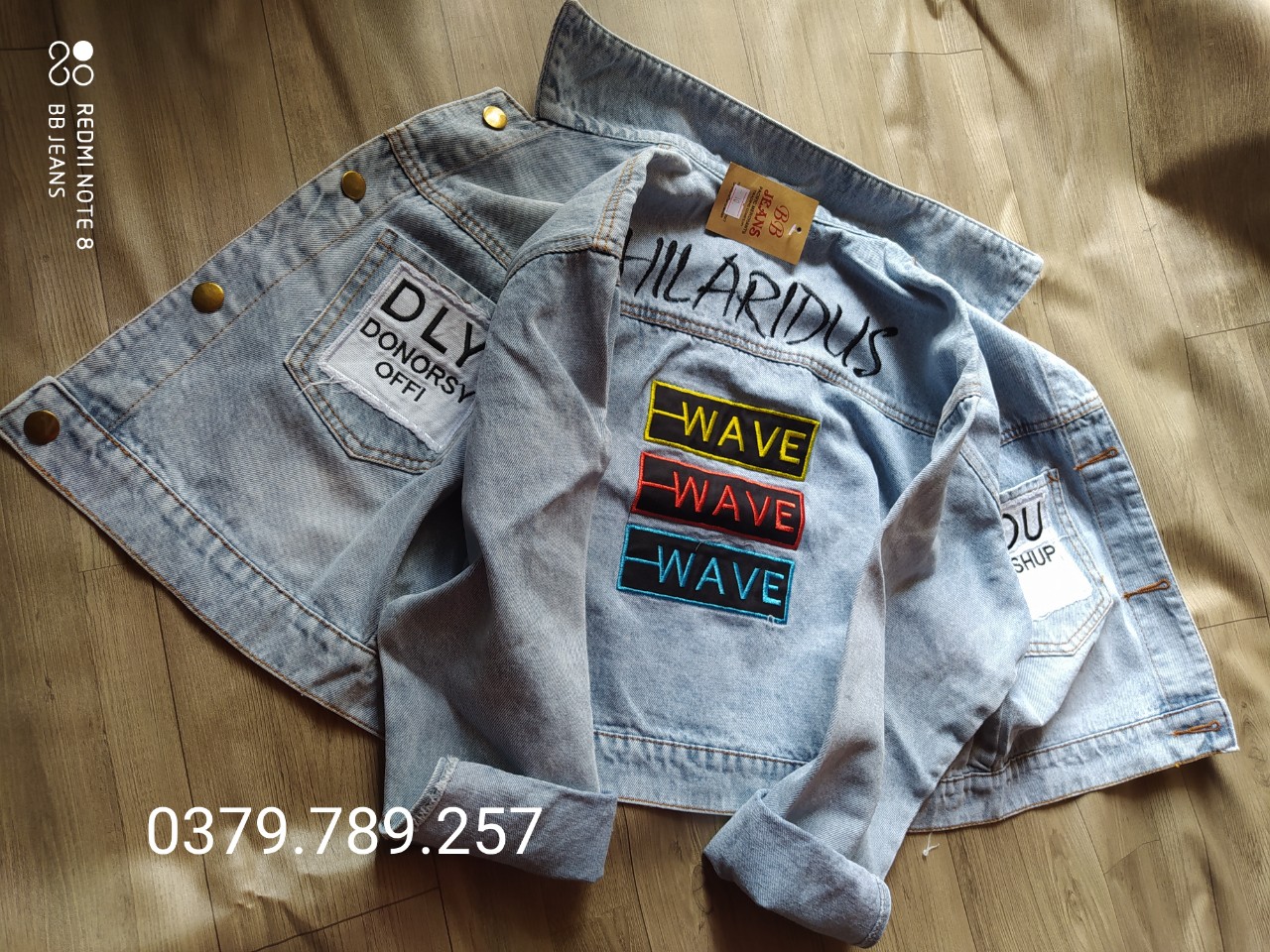 [HCM]Áo khoác jean nữ cá tính thời trang cao cấp áo khoác jean chống nắng Warrior Wave và Kai dưới 58Kg giá sỉ