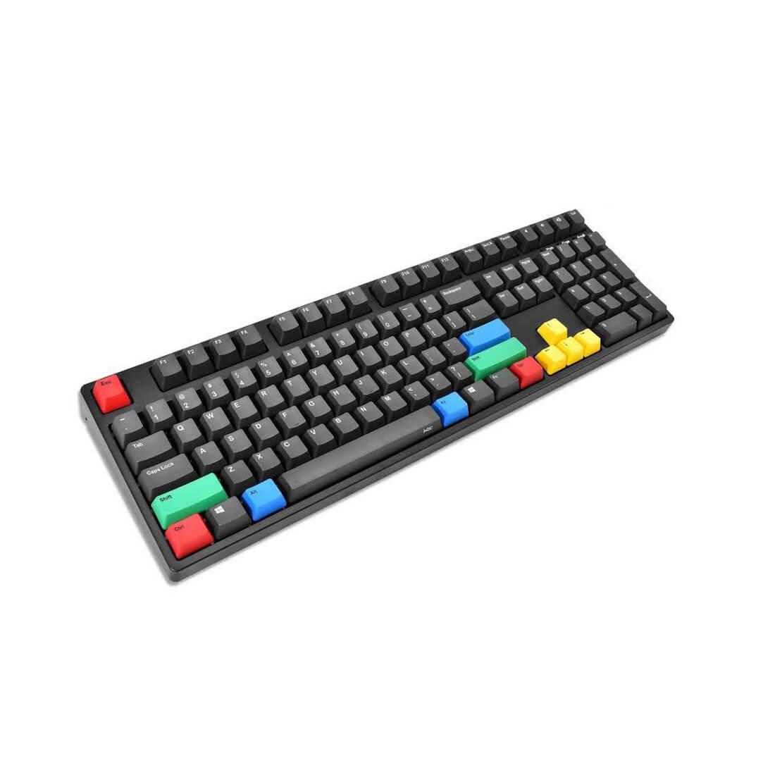 Bàn phím cơ iKBC CD108 Black PBT Keycaps (Tặng kèm bộ keycap sắc màu)