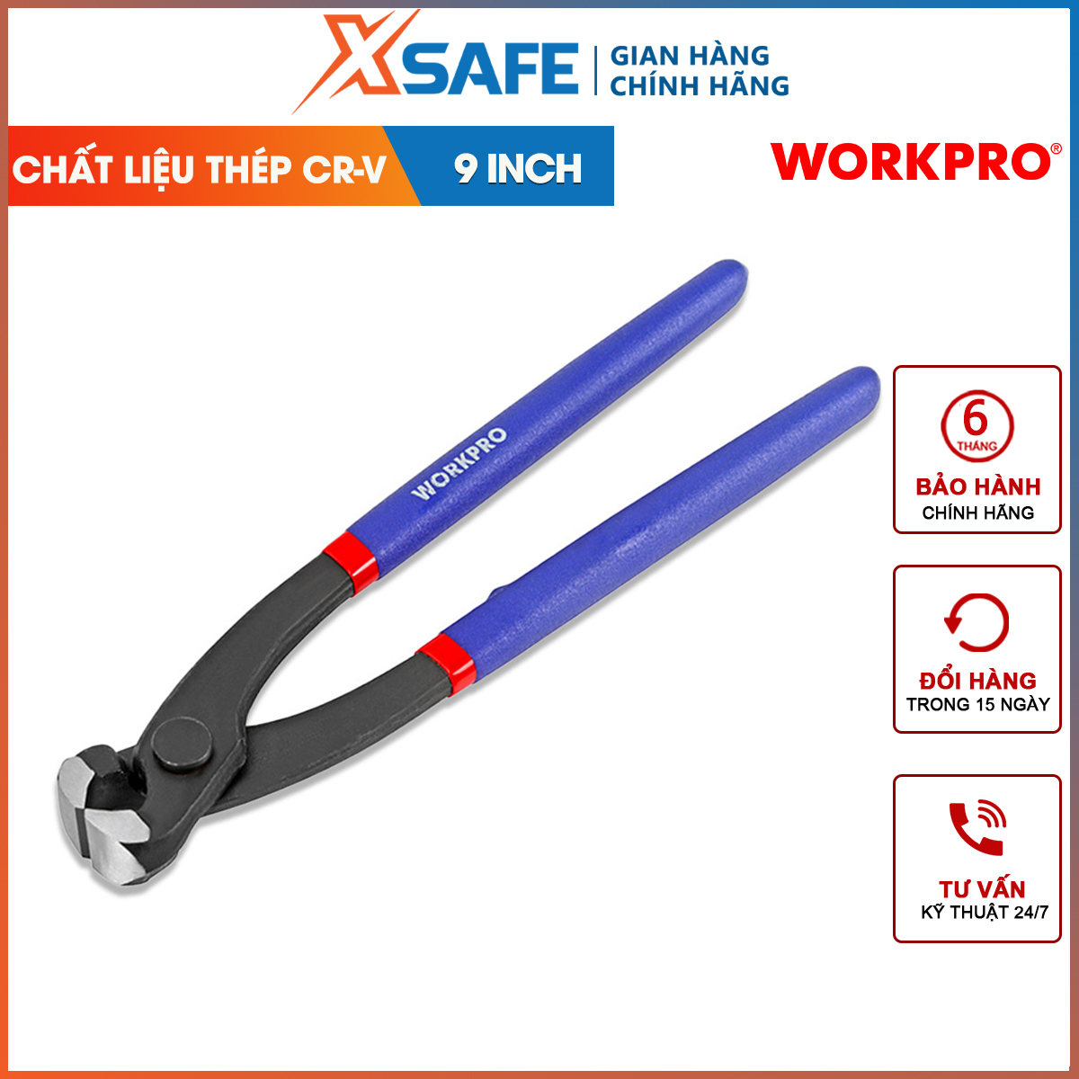 Workpro 9 inch 225mm detangling-wp231049
