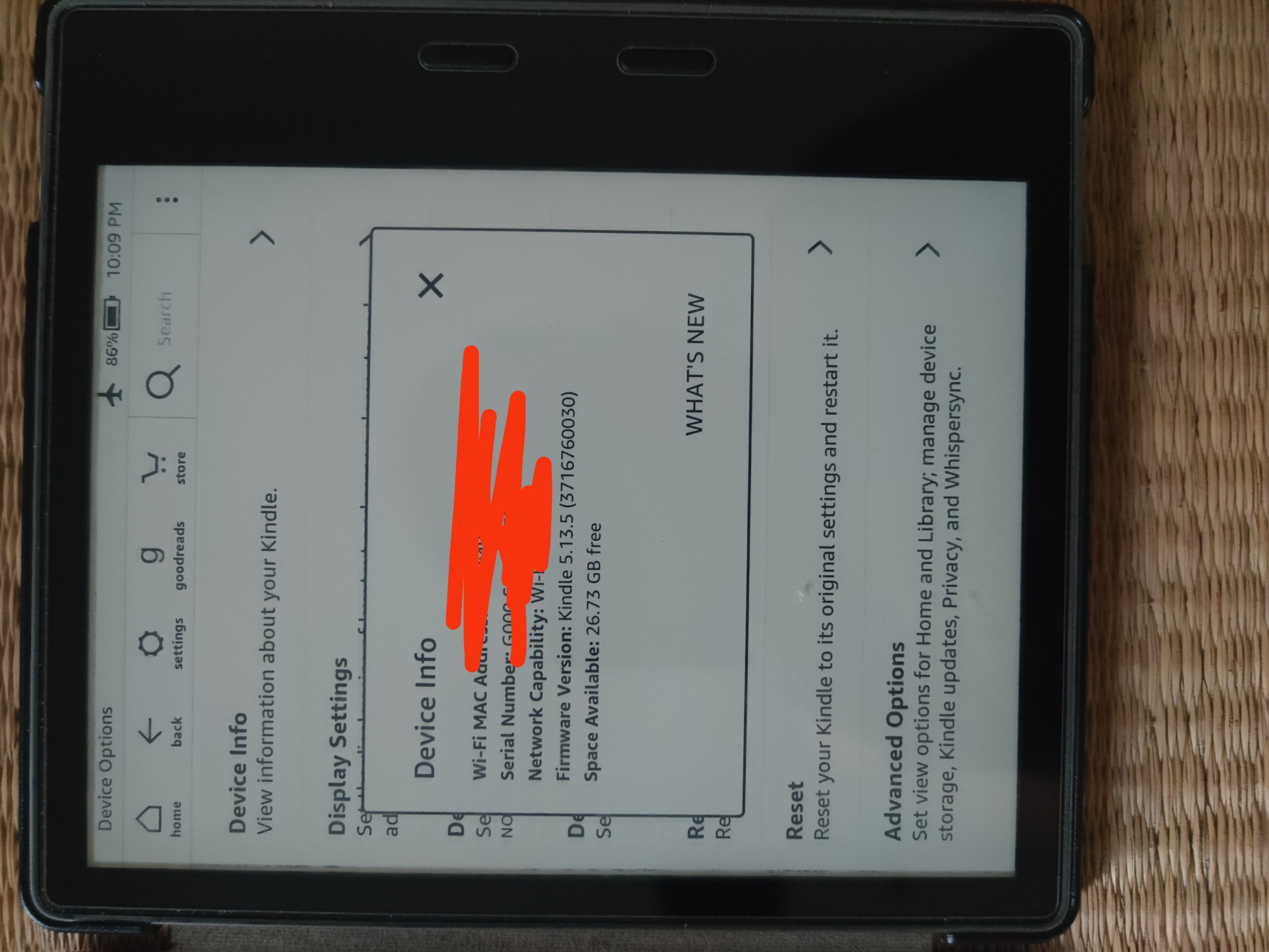Máy đọc sách Kindle Oasis 2 32Gb fullbox