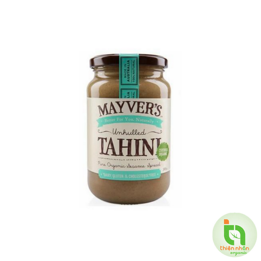 Bơ hạt vừng nguyên vỏ hữu cơ Mayvers 385gr