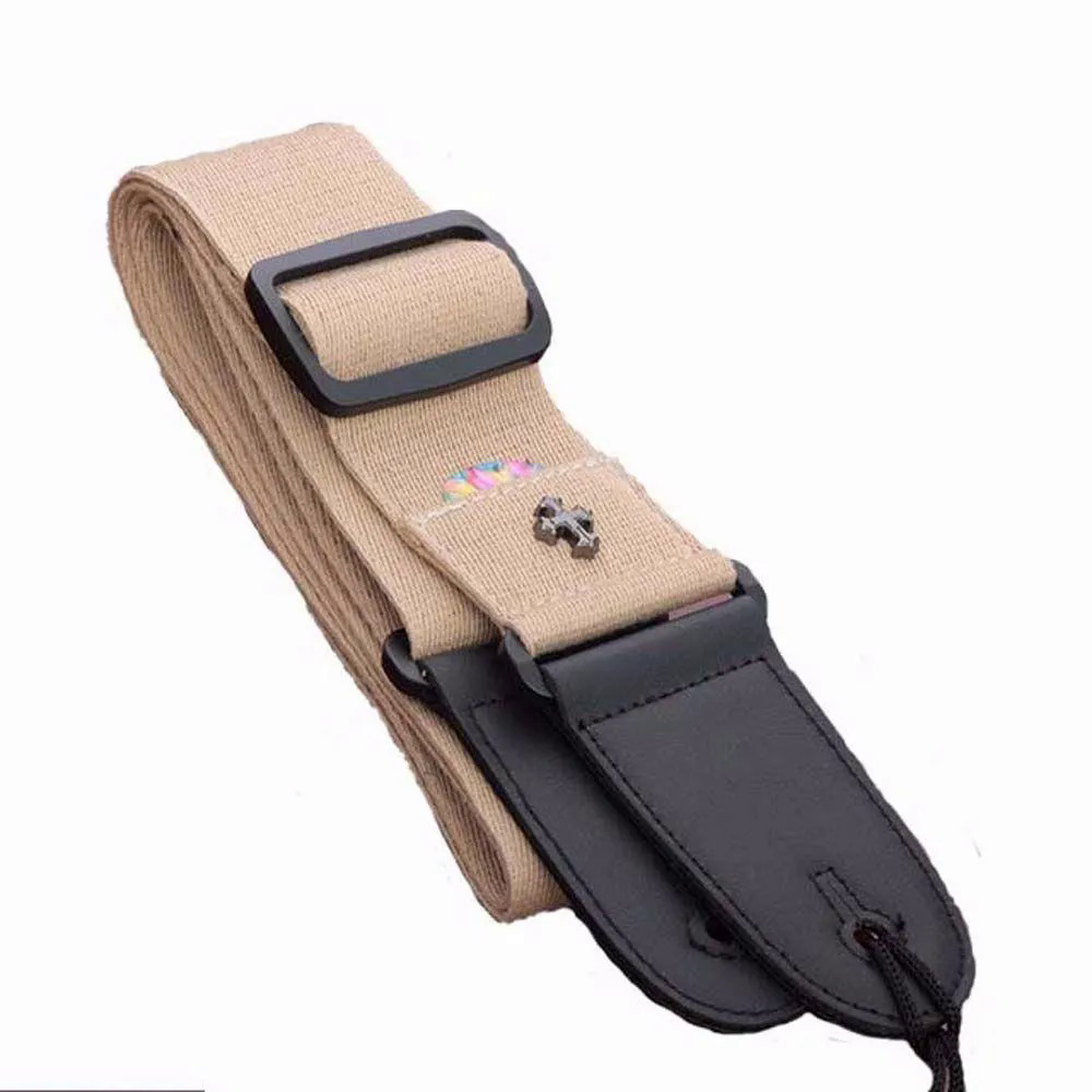 Dây đeo đàn guitar acoustic dây đai đàn guitar dân gian dây đeo cổ điển chéo dây đeo đàn guitar Cá Tính chọn Túi phụ kiện đàn guitar