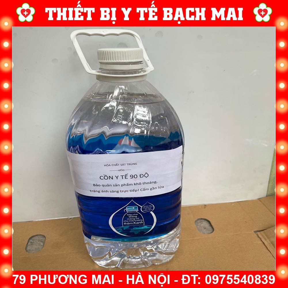 Cồn 70 Độ, 90 Độ - Cồn Y Tế Sát Khuẩn Can 5 Lít