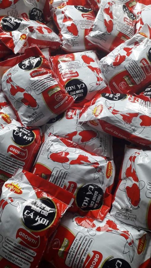 1KG Cám cá Koi tăng trưởng King Feed (42%Đạm)