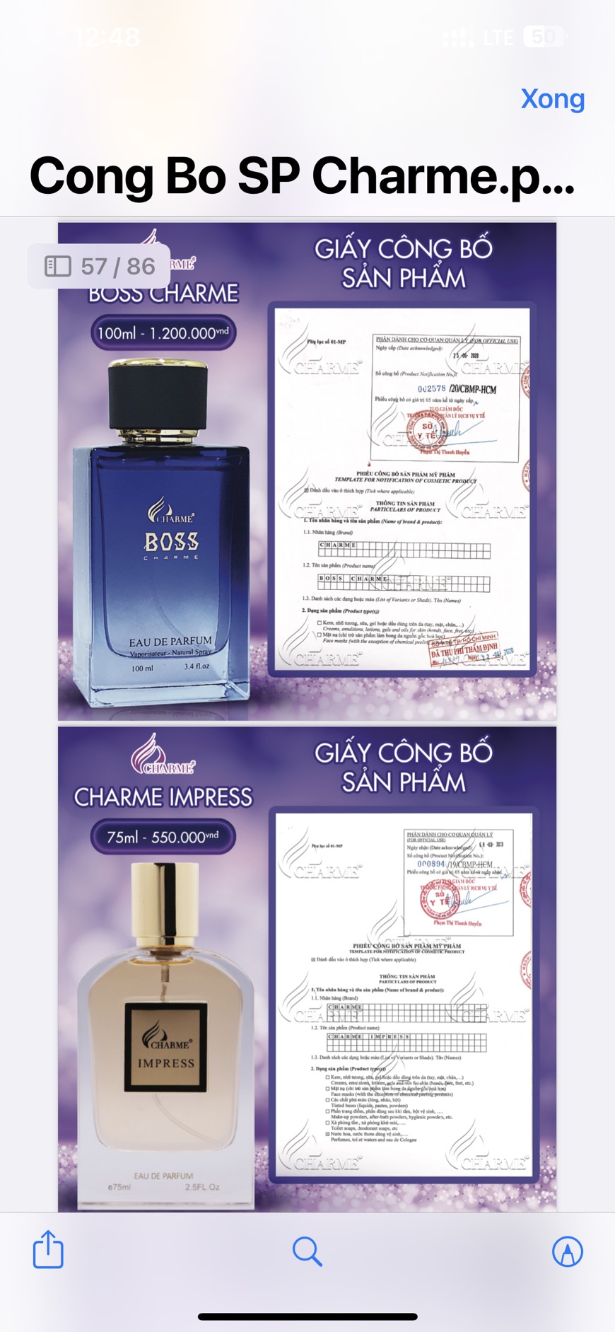 NƯỚC HOA IMPRESS 100ml