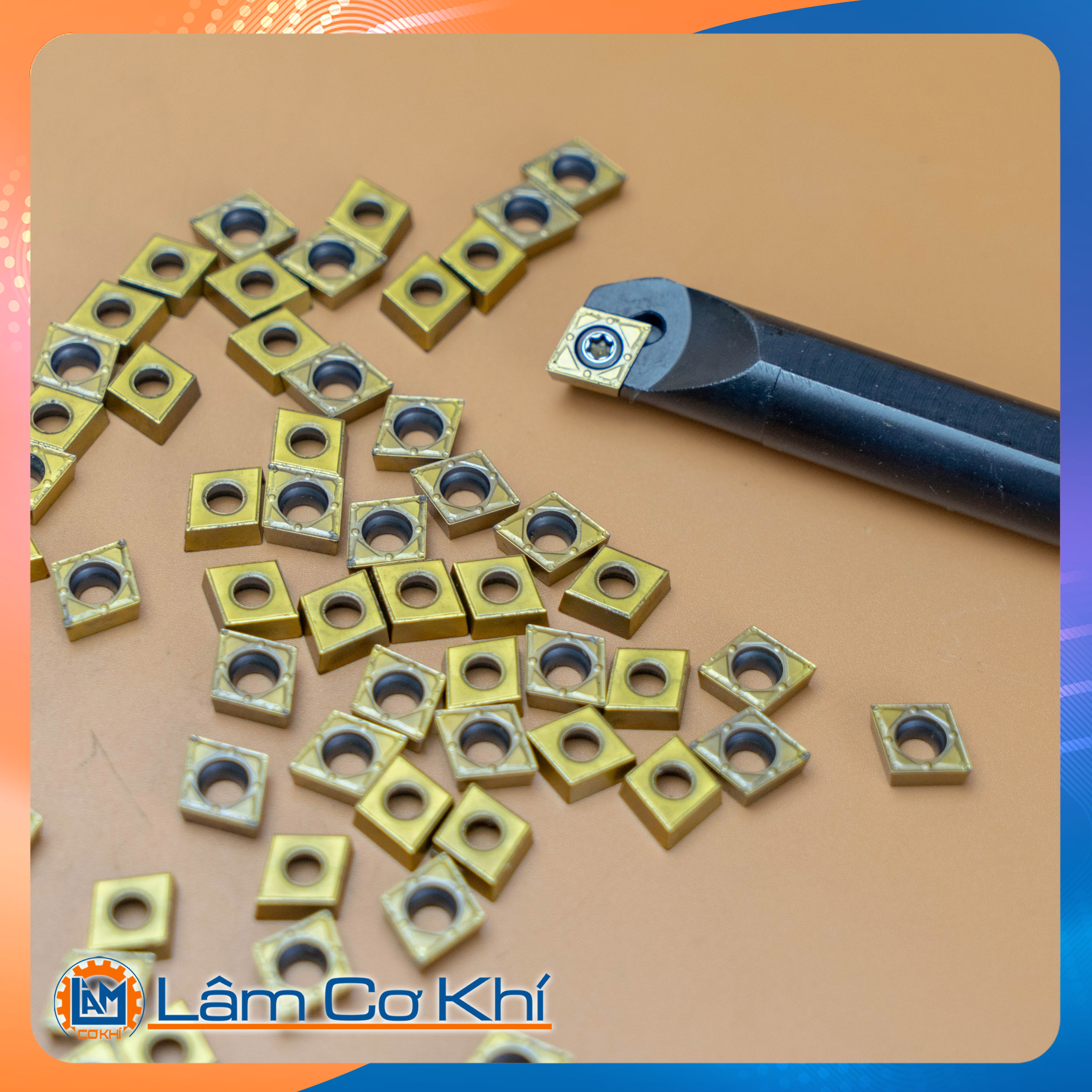 Mảnh dao, chíp tiện C09 gia công thép (hàng lướt)