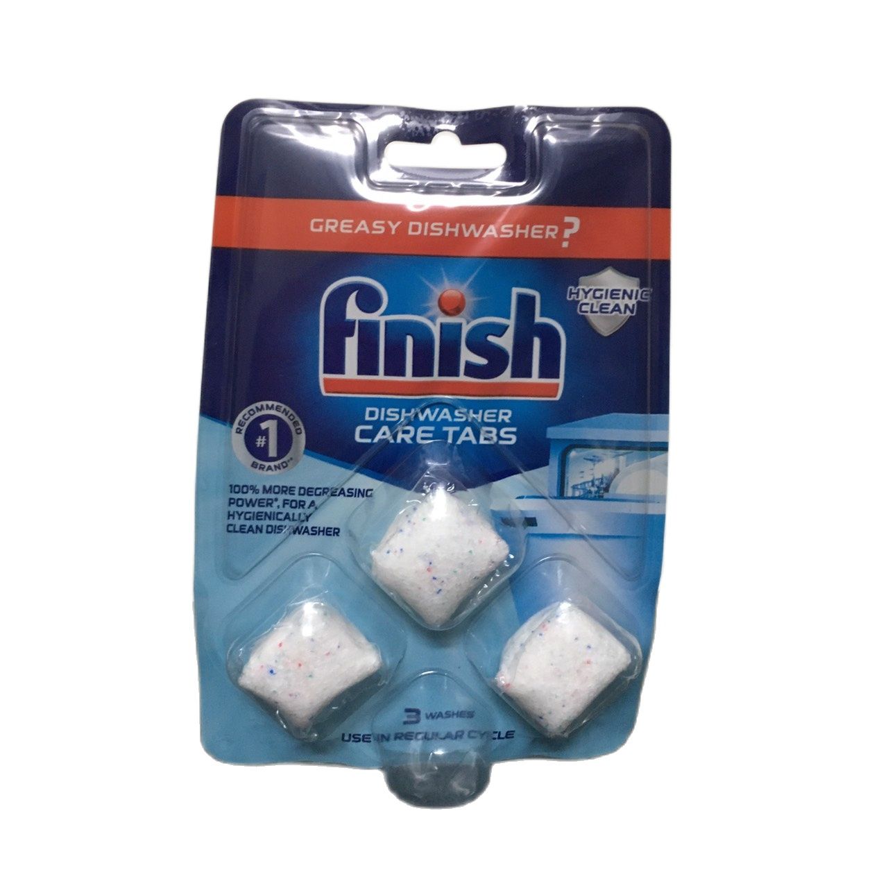 Viên vệ sinh máy rửa bát finish vỉ 3 viên