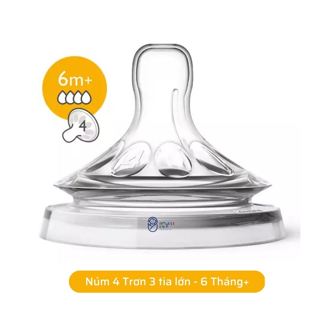 [CHÍNH HÃNG] Núm Ty Avent Natural SỐ 0 > SỐ 5, Y CUT