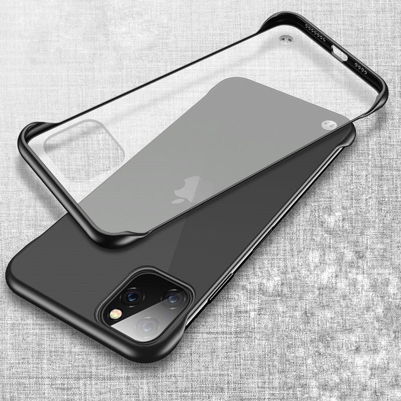 Ốp lưng Iphone 11 Pro Max nhám mờ siêu mỏng không bo viền ôm máy chống mồ hôi