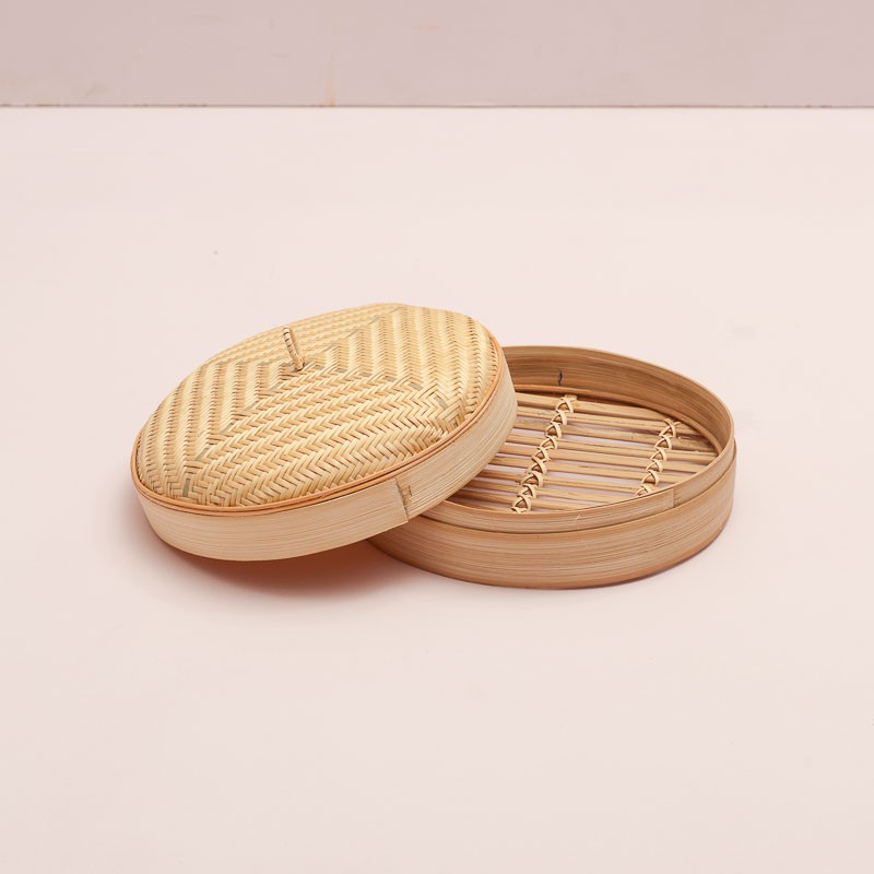 Xửng hấp tre có nắp (3 cỡ)