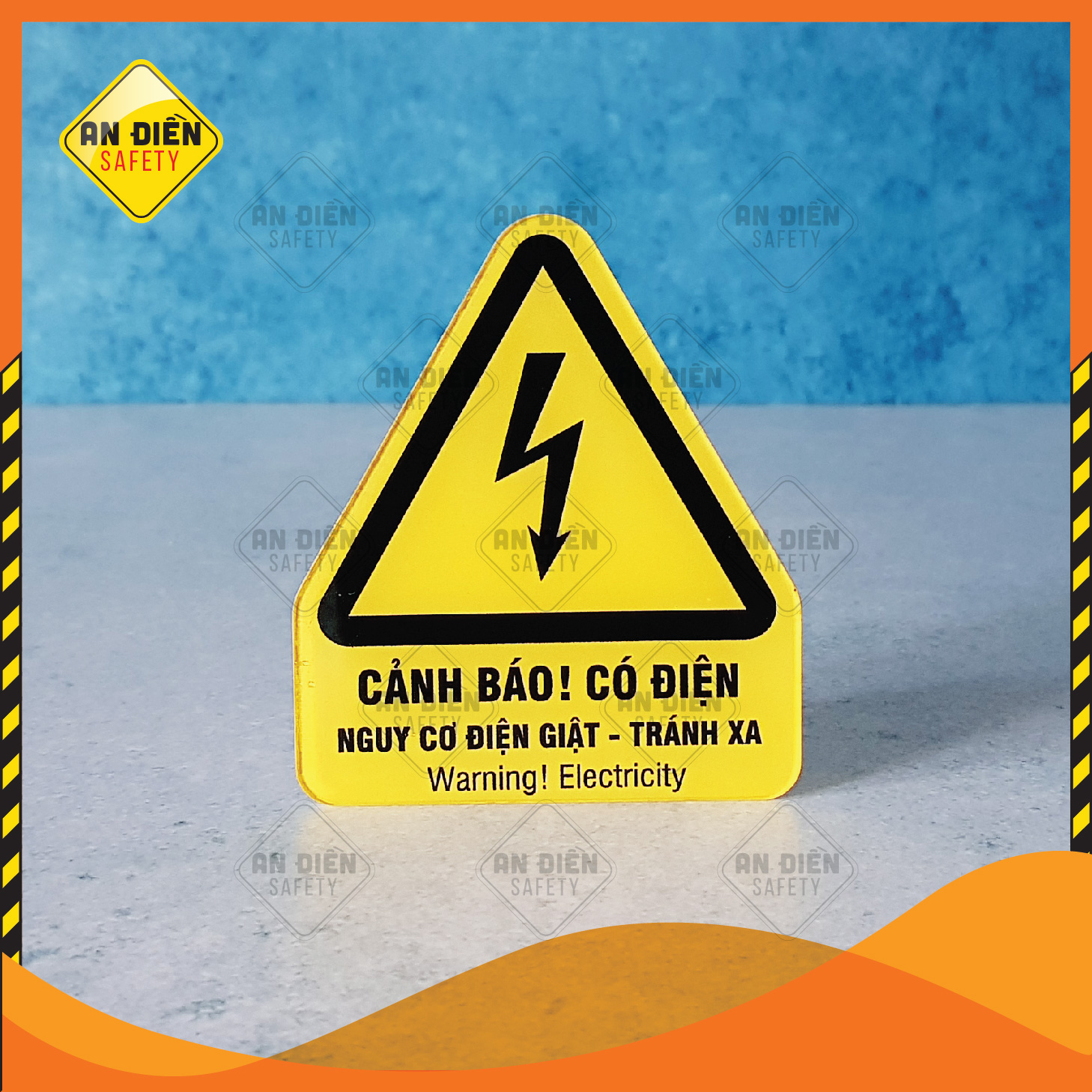 [HCM]Biển báo An Điền Safety - Biển Cảnh Báo Có Điện Nguy hiểm