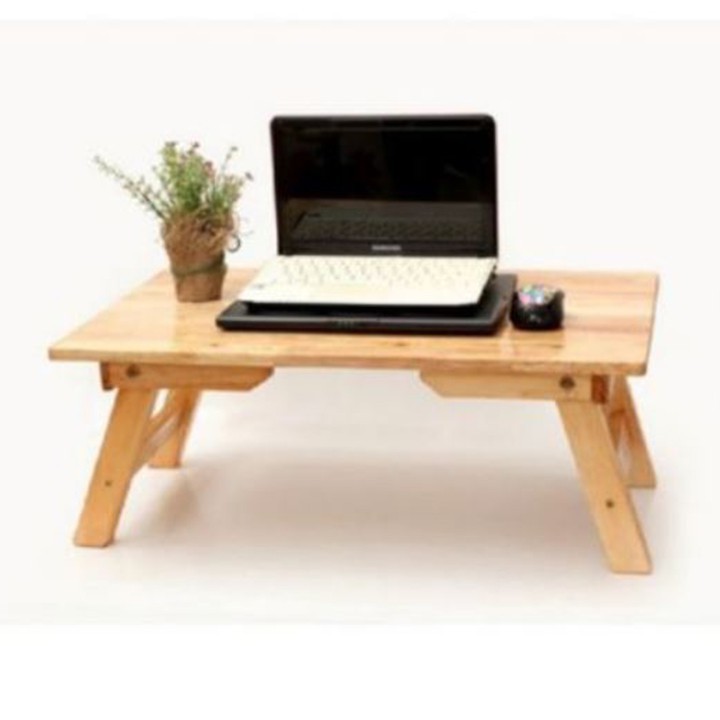 Bàn Gỗ Xếp Gọn, Bàn gỗ gấp mini, bàn học gấp gọn, Bàn gấp mini đa năng gỗ tự nhiên - kích thước 40x60x28 cm - Bàn học - Bàn uống trà