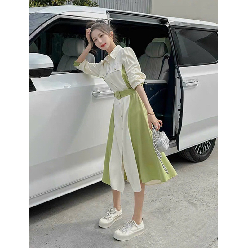 ĐẦM SƠ MI TÚI HỘP, PHỐI MÀU (có ảnh thật) MS166