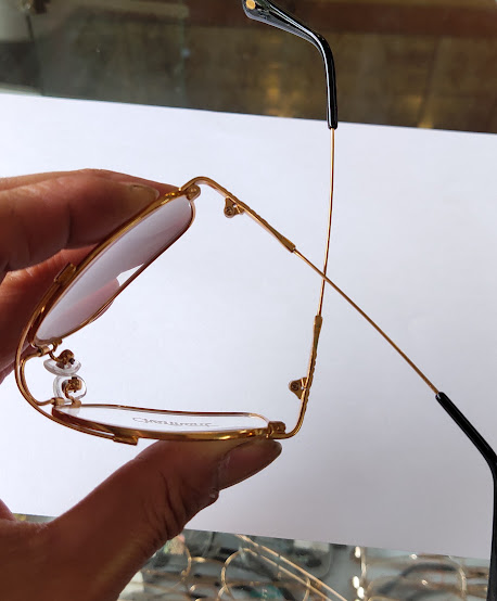 Gọng  kính dẻo[charmant ]titanium 2 cầu