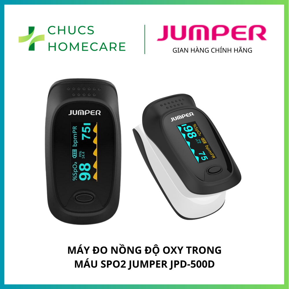 Máy đo nồng độ oxy Spo2 và nhịp tim JUMPER