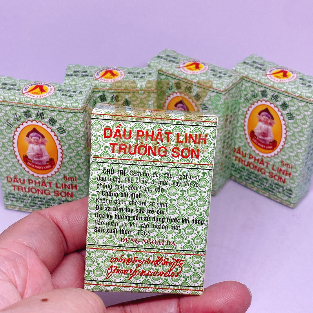 (Chính Hãng) Dầu Gió Phật Linh Trường Sơn Loại Lớn 5ml