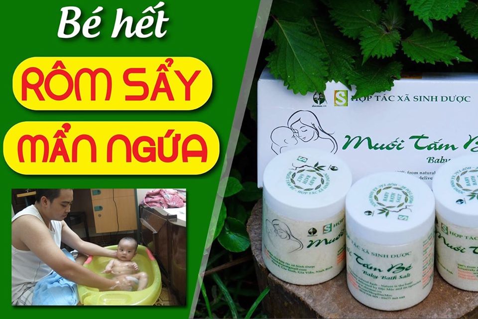 Muối Tắm Bé Sinh Dược 400gr