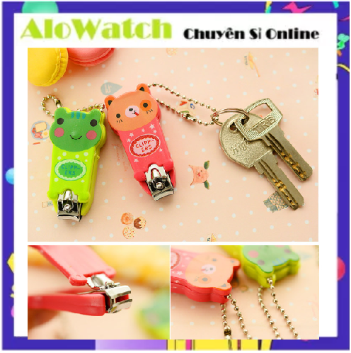 Combo 2 bấm cắt móng tay móc khóa dễ thương cm6