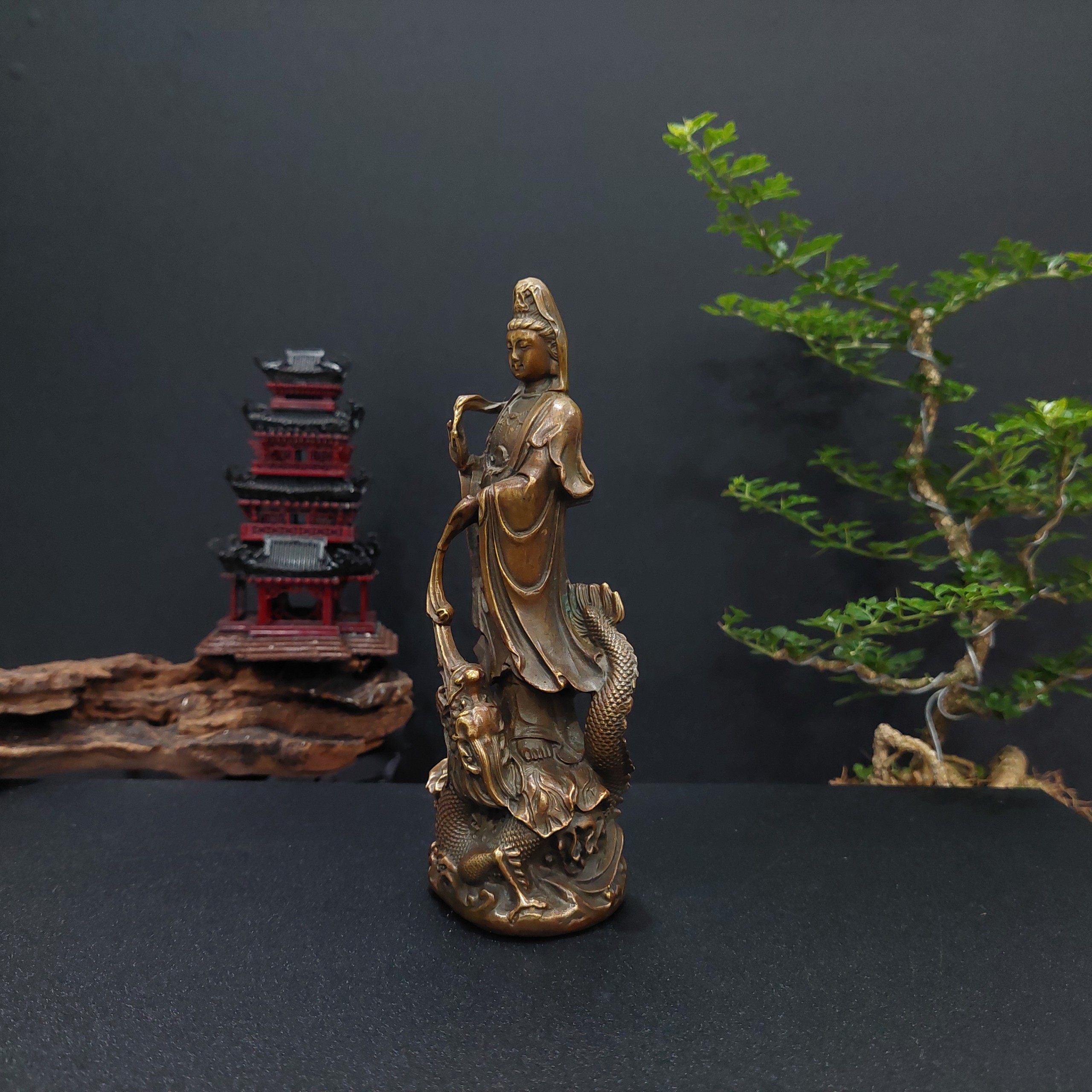 Tượng Đồng Quan Âm Nam Hải ATS23