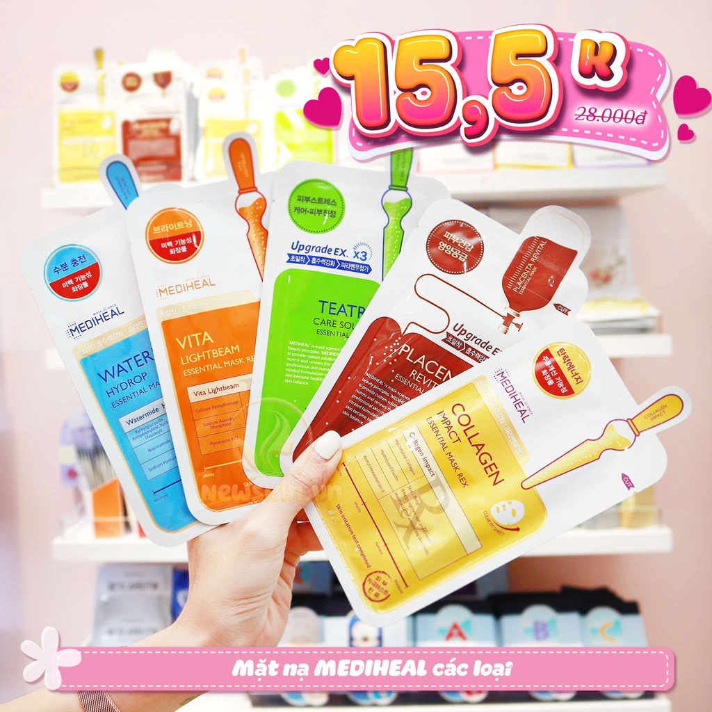 Mặt Nạ Giấy Dưỡng Da Mediheal Essential Mask Ex 25ml