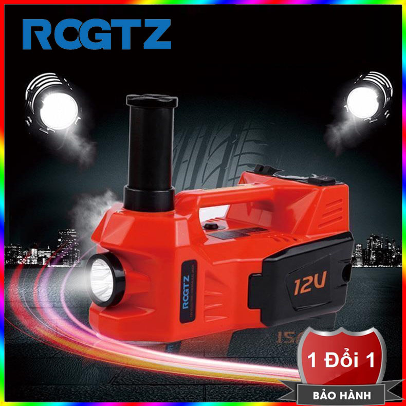 Bộ kích gầm ô tô 12V kiêm bơm lốp xe hơi 2 trong 1 - Con đội điện, bơm hơi cho ô tô, xe hơi ROGTZ TY-155EHJS