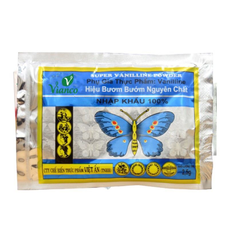 Combo 10 Vani bột dạng ống (1 ống - 0,25g)