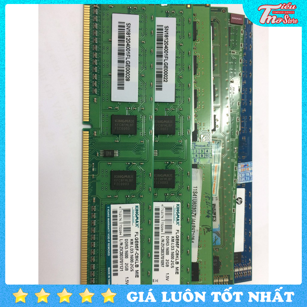 Ram PC DDR3 2GB Bus 1333/1600 Mhz