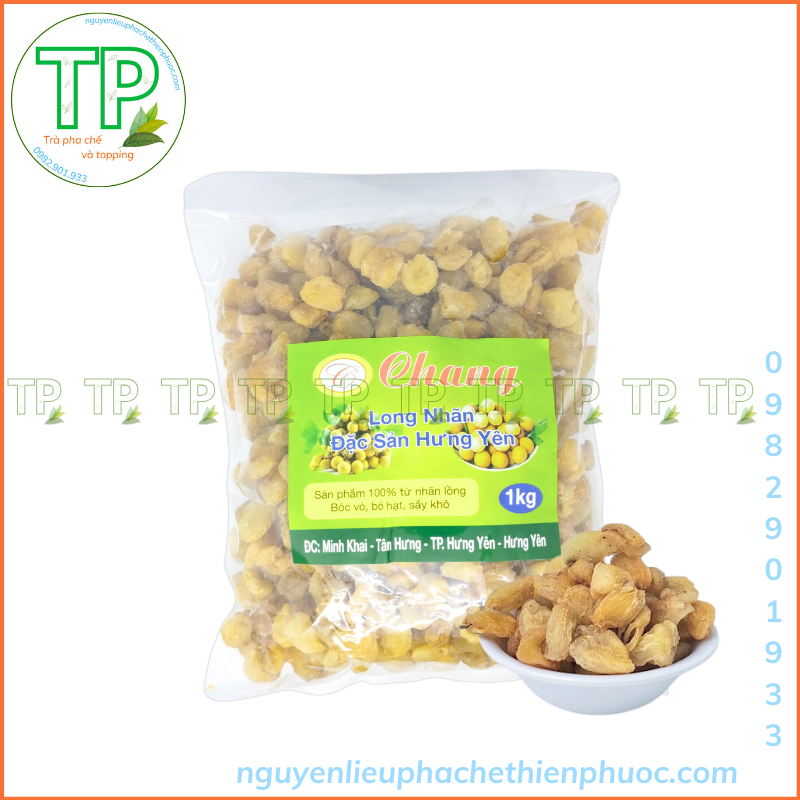 long nhãn Hưng Yên - gói 1kg - nấu chè thơm ngon